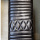 Schuhbank Lederstyle Metall schwarz Vintage Sitzbank 90 cm