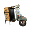 Motorroller Front Möbel Tisch Anrichte 3 Schubladen 116 cm
