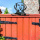 Gartenzaun Deko Hund Metall Wandkunst schwarz 30 cm