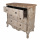 Shabby Chic Kommode Holz beige braun grau 95 cm