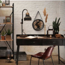 Industrial Style Schreibtisch Holz Metall Konsolentisch