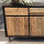 Vintage Holz Sideboard aus KLK Böden mit drei Schubladen und Türen