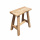 Holz Sitzhocker altes Teak Beistelltisch robust 45 cm