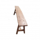 Holz Sitzbank altes Teak Beistelltisch robust 150-160 cm