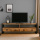 Holz TV Board Kyle naturbelassen Metall pulverbeschichtet 220 cm