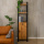 Regalschrank Kyle Mango Holz Metall schwarz 200 cm