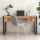Schreibtisch industrial Metallrahmen Mango Holz Platte 150 cm
