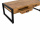 Industrial Couchtisch Kyle Holz Metall 2 Schubladen 120 cm