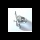 Totenkopfring mit Knochen 18,5 mm massiver Edelstahl