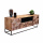 Holz TV Board Juna handgraviert Stahlgestell 150 cm