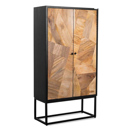 Holz Schrank Türen handgefertigt Soft Close Stahluntergestell 170 cm