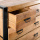 Industrial Massivholz Kommode drei große Schubladen im dunklen Metallrahmen 80 cn