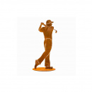 Golfspieler Metall Deko Figur Golf Spieler Skulptur