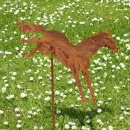 Springendes Pferd mit Gartenstecker 50 cm