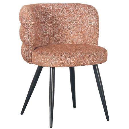 Eleganter Esszimmer Polsterstuhl Wolke terracotta