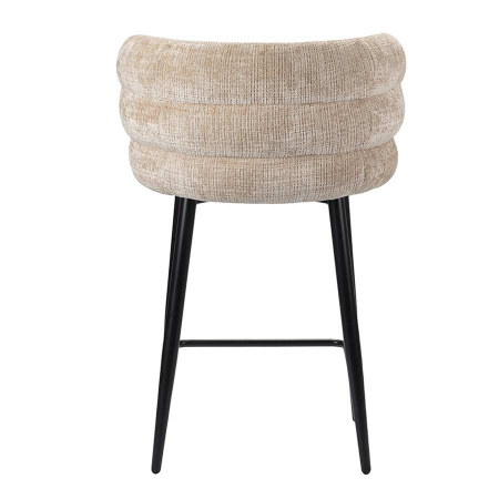 Eleganter Küchen Barhocker Polsterstuhl Wolke creme @