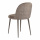 Eggy Stuhl Stahlbeine beschichtet Sitz gepolstert Mink