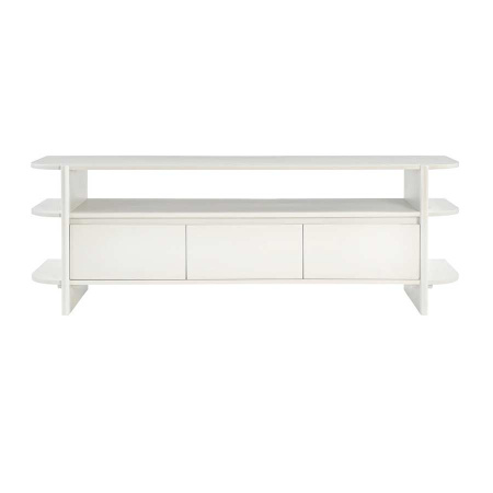 TV Board Jask 3 Schubladen offenes Fach 150 cm Cremeweiss