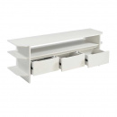TV Board Jask 3 Schubladen offenes Fach 150 cm Cremeweiss