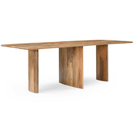 Holz Esstisch Jask 3 Beine verschiedene Positionen naturell