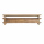 TV Board Jask 3 Schubladen offenes Fach 200 cm Holz naturell