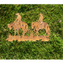 Pferd Reiterin Reiter Prärie Cowboy Cowgirl Reitausflug