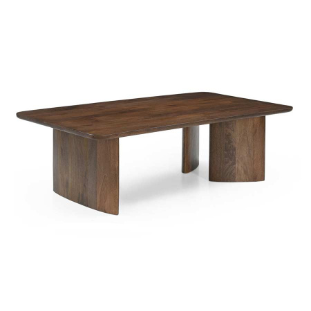 Lounge Couchtisch Jask rechteckig Walnuss Braun 130 cm