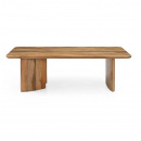 Lounge Couchtisch Jask rechteckig Holz naturell 130 cm