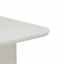 Lounge Couchtisch Jask rechteckig Cremeweiss 130 cm