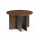 Beistelltisch Jask rund Walnuss Braun 60 cm