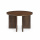 Beistelltisch Jask rund Walnuss Braun 60 cm