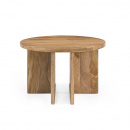 Beistelltisch Jask rund Holz naturell 60 cm