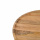 Salontisch Jask rund Fuss kegelförmig Holz naturell 75 cm