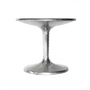 Flugzeug Aluminium Beistelltisch Fly silber rund 60 cm