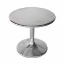 Flugzeug Aluminium Beistelltisch Fly silber rund 60 cm