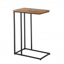 Laptoptisch industrial Gestell Beistelltisch Holzplatte 60 cm