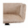Eleganter Stuhl Eden Cream gepolstert 360 Grad drehbar