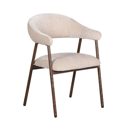 Polsterstuhl Scandy Armlehne Gestell Farbton Tan