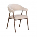 Polsterstuhl Scandy Armlehne Gestell Farbton Tan