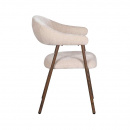 Polsterstuhl Scandy Armlehne Gestell Farbton Tan