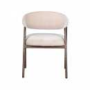 Polsterstuhl Scandy Armlehne Gestell Farbton Tan