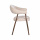 Polsterstuhl Scandy Armlehne Gestell Farbton Tan
