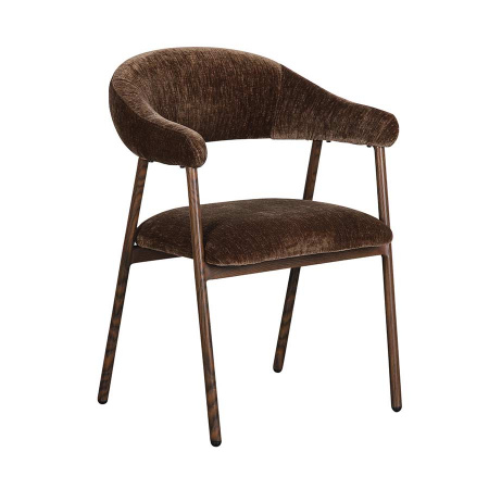 Polsterstuhl Scandy Armlehne Gestell Farbton Umber