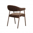 Polsterstuhl Scandy Armlehne Gestell Farbton Umber