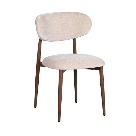 Japandi Polsterstuhl Scandy Metall Gestell Farbton Tan