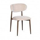 Japandi Polsterstuhl Scandy Metall Gestell Farbton Tan