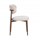 Japandi Polsterstuhl Scandy Metall Gestell Farbton Tan