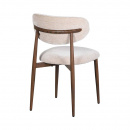 Japandi Polsterstuhl Scandy Metall Gestell Farbton Tan