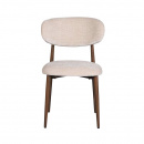 Japandi Polsterstuhl Scandy Metall Gestell Farbton Tan