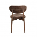 Japandi Polsterstuhl Scandy Metall Gestell Farbton Umber